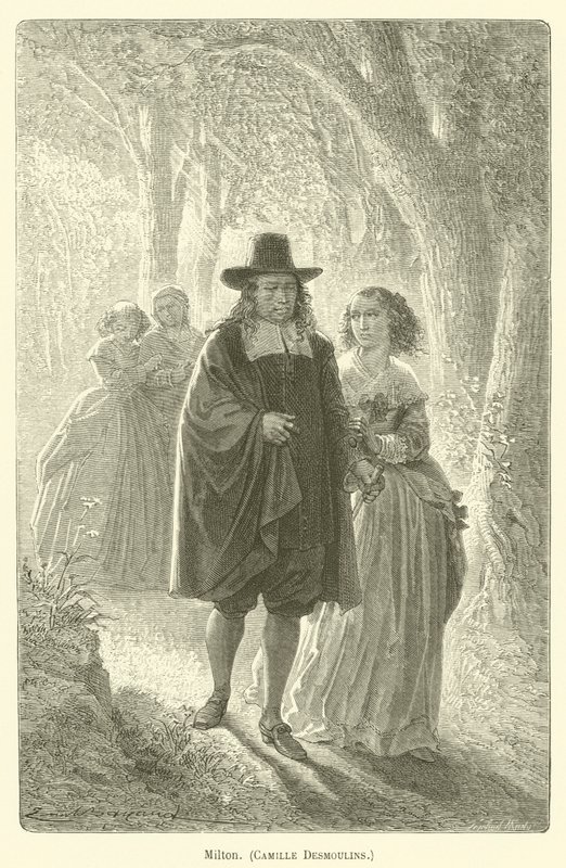 Milton, Camille Desmoulins af after Emile Antoine Bayard