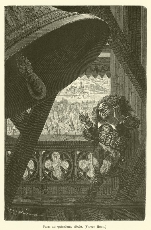 Paris i det femtende århundrede, Victor Hugo af after Emile Antoine Bayard