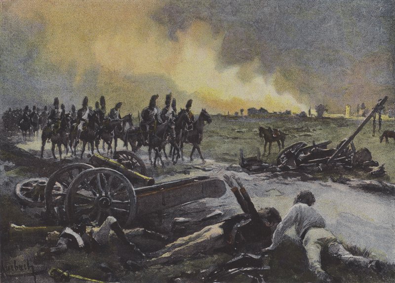 Efterspillet af slaget ved Marengo af after Felicien baron de Myrbach Rheinfeld