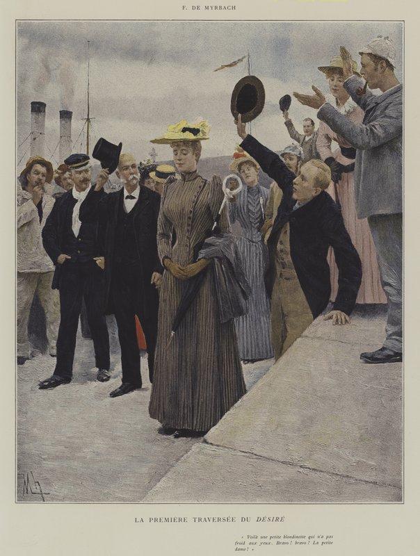 Ønskets første krydsning af after Felicien baron de Myrbach Rheinfeld