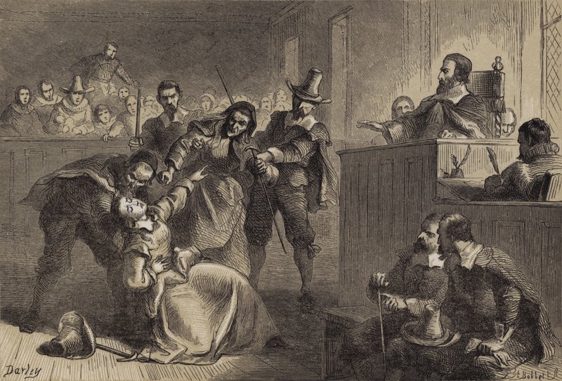 Edmund Cheesemans kone før guvernør Berkeley af after Felix Octavius Carr Darley