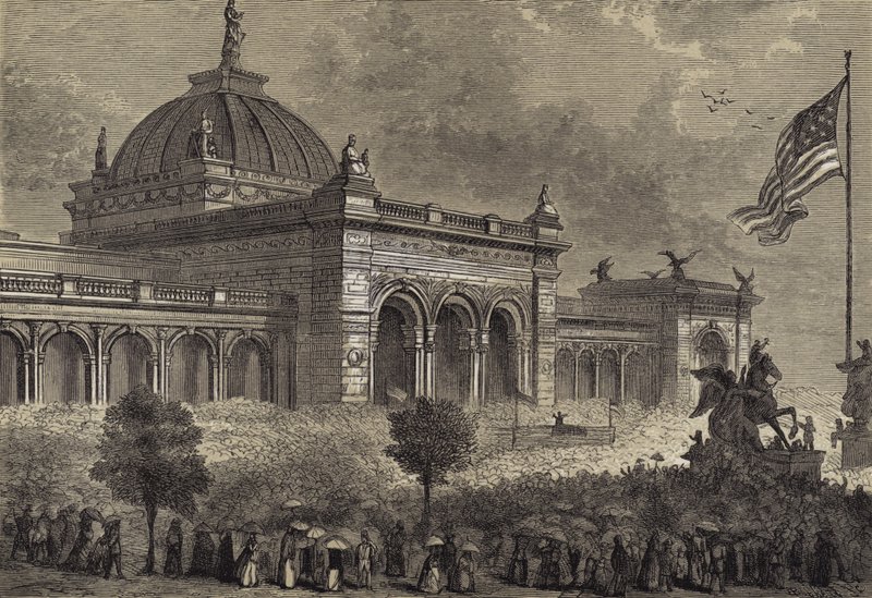Åbning af Centennial Exhibition, 10. maj 1876 af after Felix Octavius Carr Darley