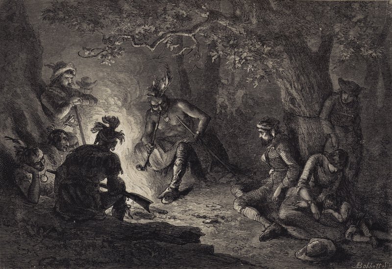 Fanger fra Wyoming Valley af after Felix Octavius Carr Darley