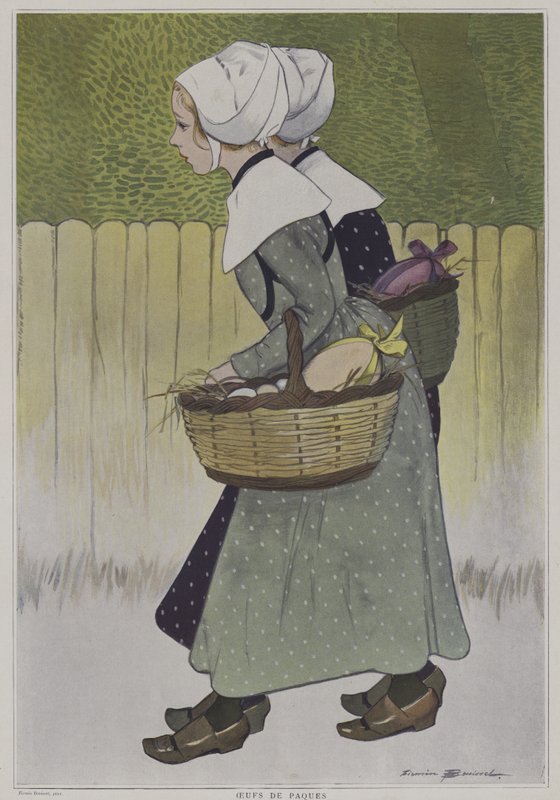 Påskeæg af after Firmin Bouisset