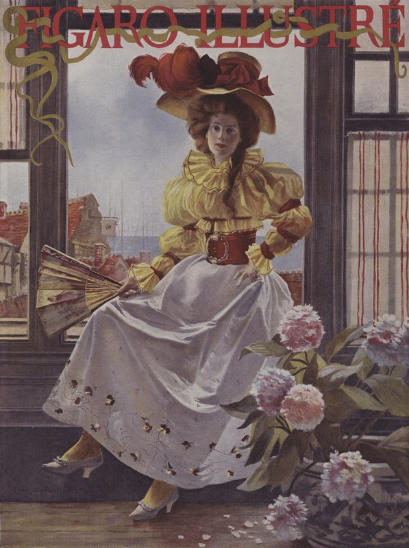 Venter. Forside af Le Figaro Illustre, december 1893 af after Francois Flameng