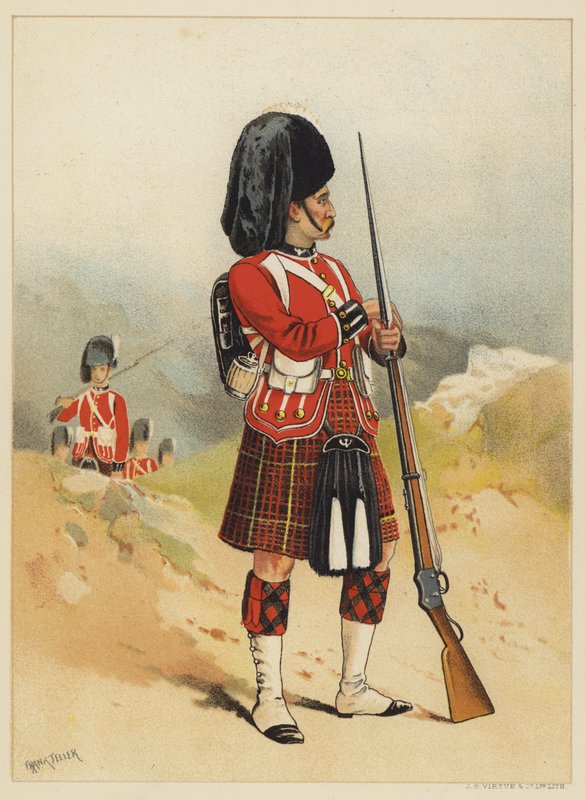 Den 79., Queens Own Cameron Highlanders af after Frank Feller