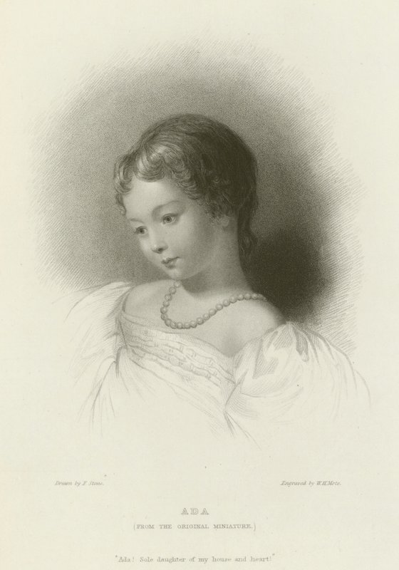 Ada Lovelace af after Frank Stone