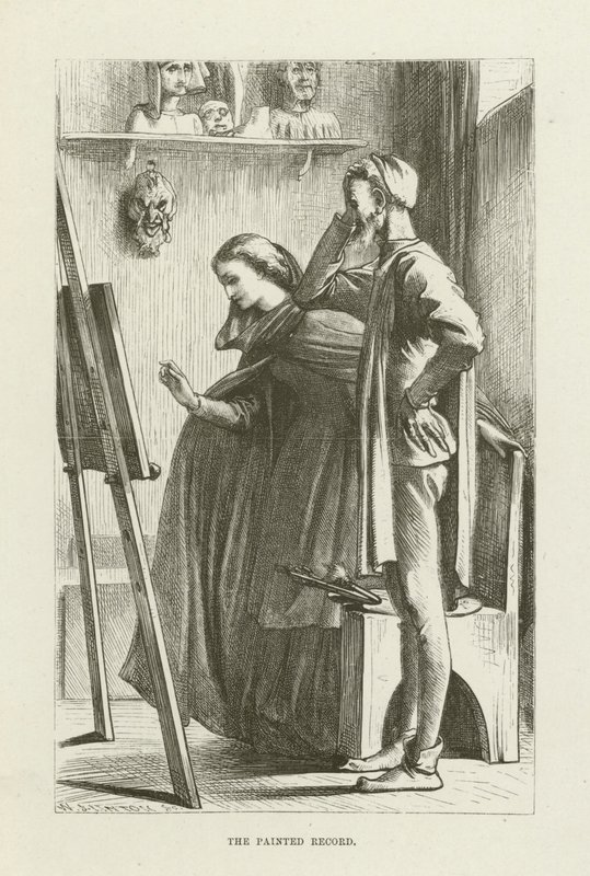 Illustration til Romola af George Eliot af after Frederic Leighton