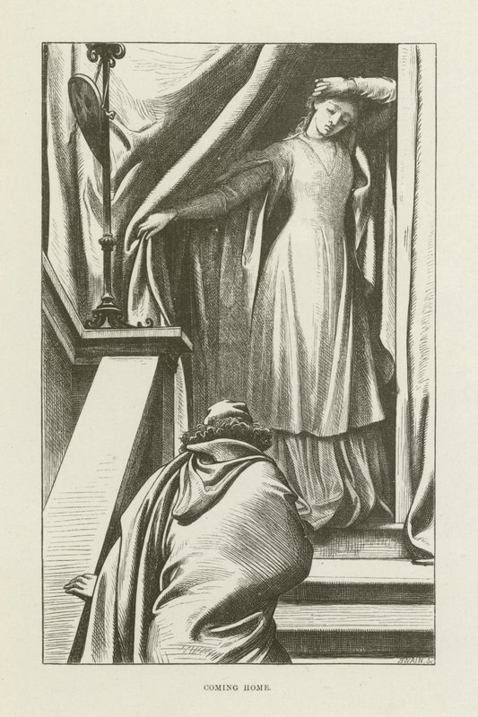Illustration til Romola af George Eliot af after Frederic Leighton