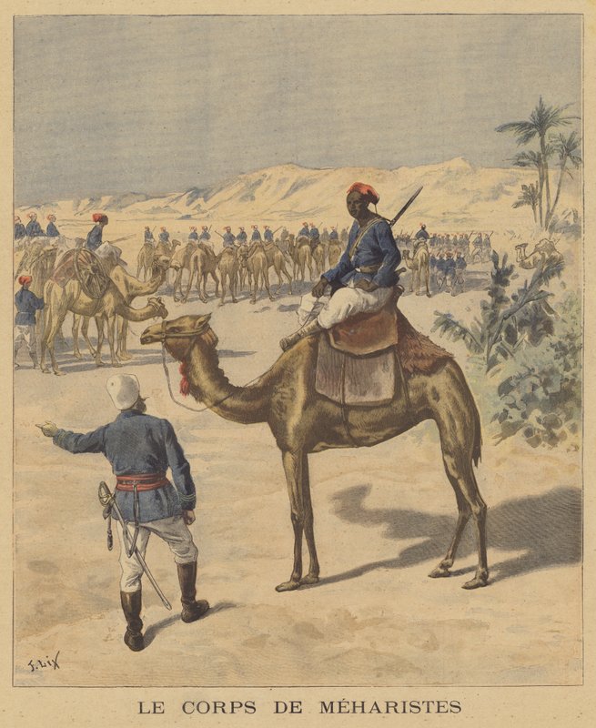 Meharisteskorpset af after Frederic Theodore Lix