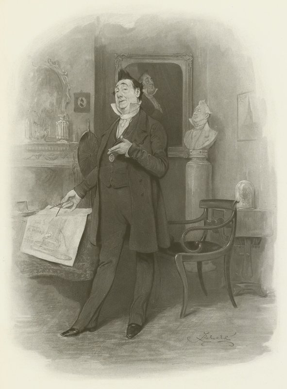 Hr. Pecksniff af after Frederick Barnard