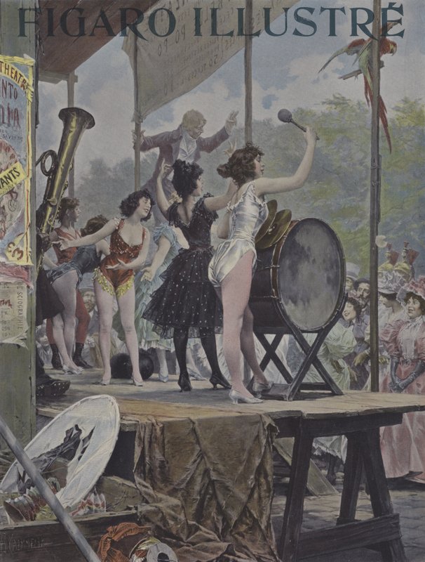 Paraden. Forside af Le Figaro Illustre, november 1897 af after Frederik Hendrik Kaemmerer