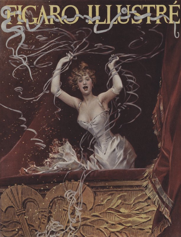 Streamere. Forside af Le Figaro Illustre, marts 1894 af after Frederik Hendrik Kaemmerer