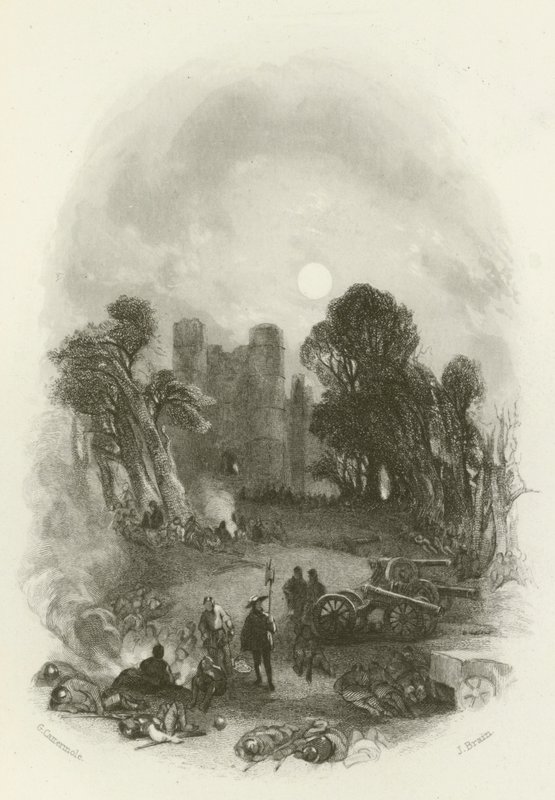 Kings Camp, før Donnington Castle af after George Cattermole