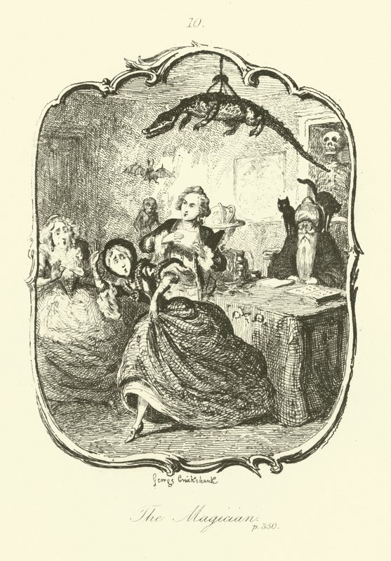 Illustration til Peregrine Pickle af Tobias Smollett af after George Cruikshank