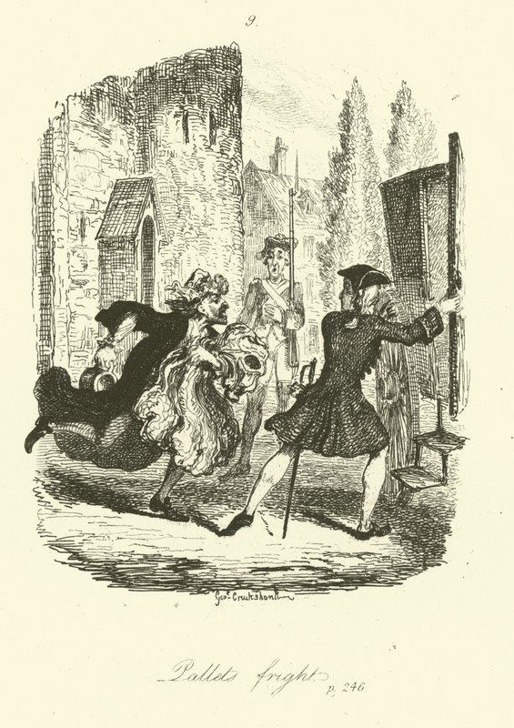 Illustration til Peregrine Pickle af Tobias Smollett af after George Cruikshank