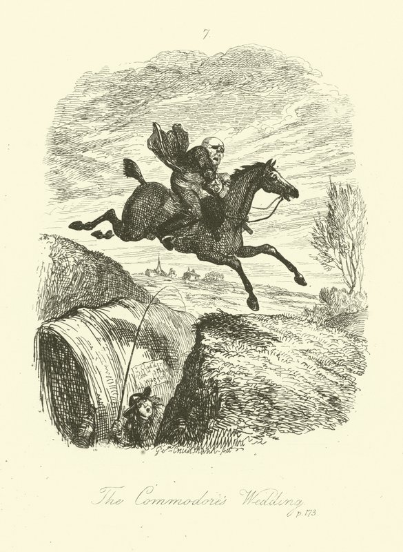 Illustration til Peregrine Pickle af Tobias Smollett af after George Cruikshank