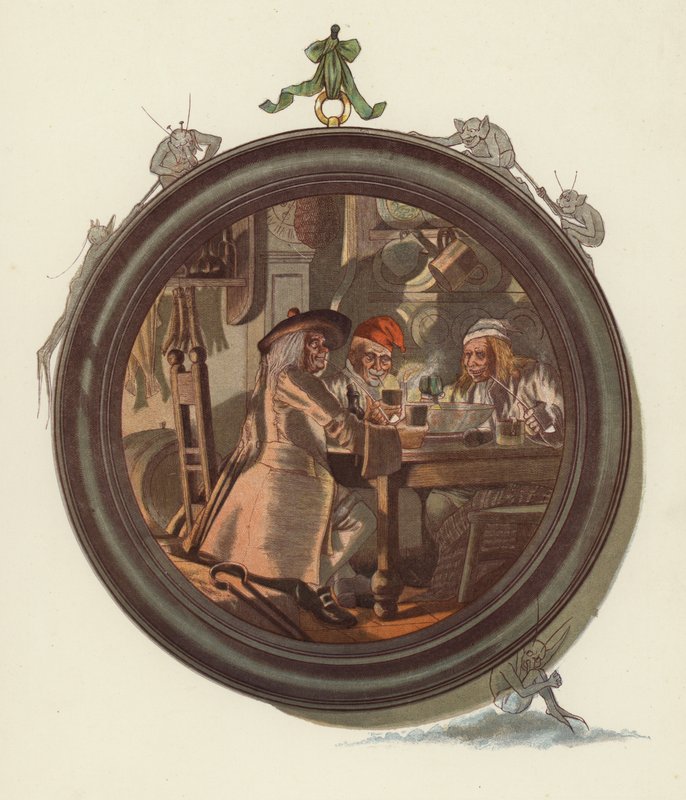 Illustration til Tam OShanter af Robert Burns af after George Cruikshank