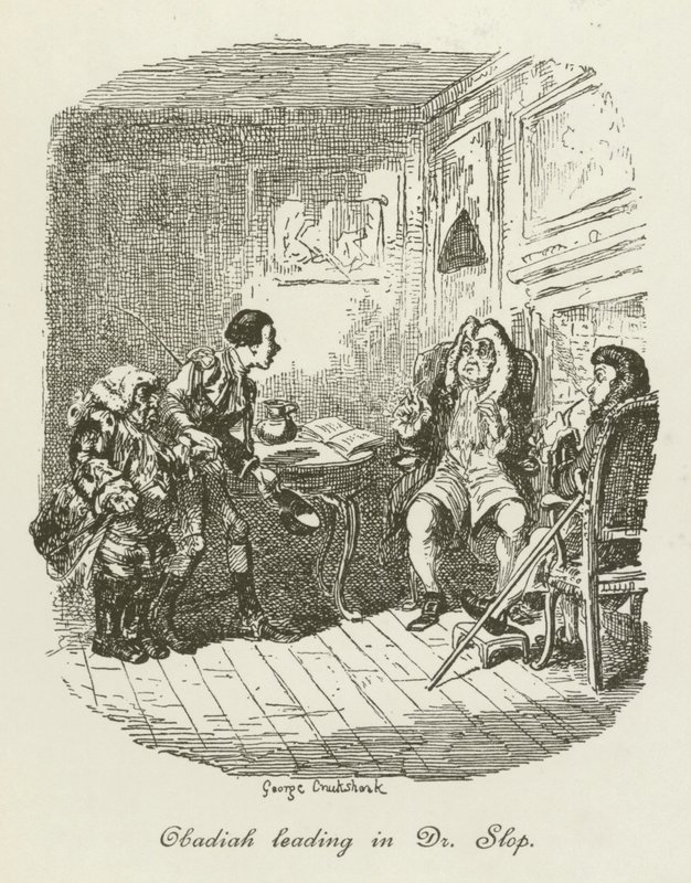 Illustration til Tristram Shandy af after George Cruikshank