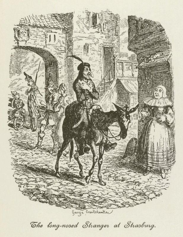 Illustration til Tristram Shandy af after George Cruikshank