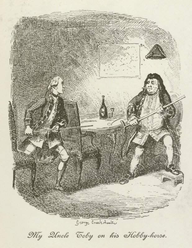 Illustration til Tristram Shandy af after George Cruikshank