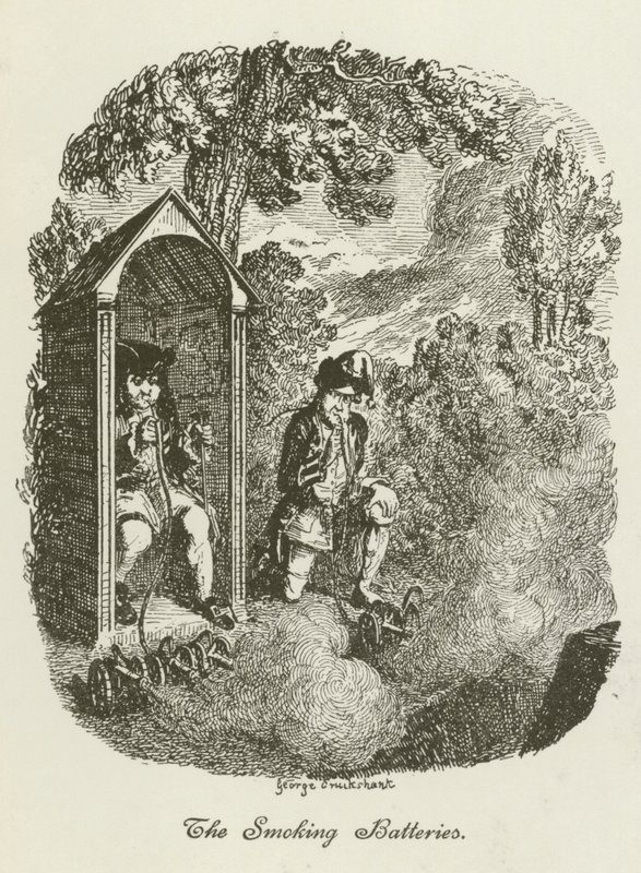Illustration til Tristram Shandy af after George Cruikshank