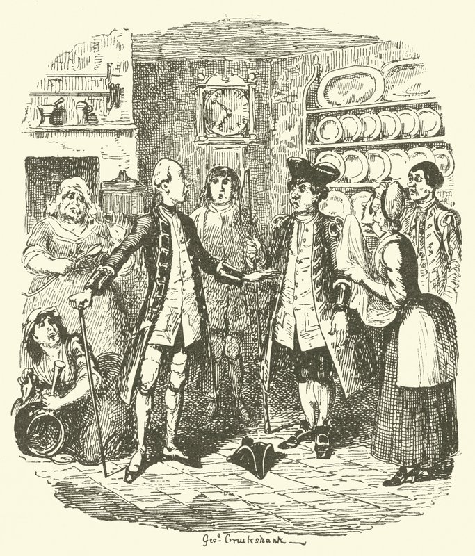 Illustration til Tristram Shandy af after George Cruikshank