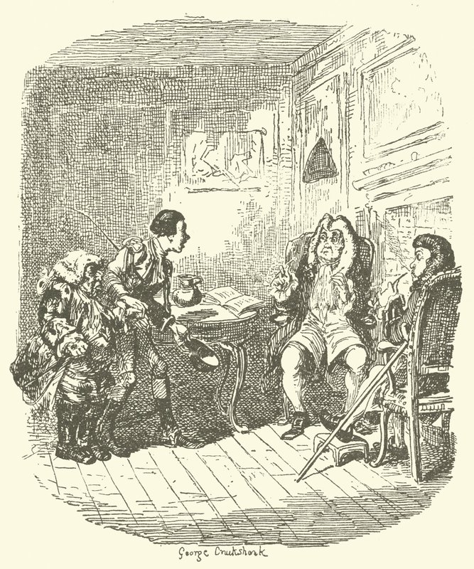 Illustration til Tristram Shandy af after George Cruikshank