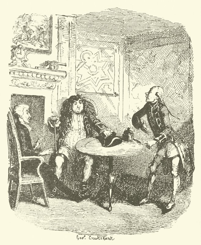 Illustration til Tristram Shandy af after George Cruikshank