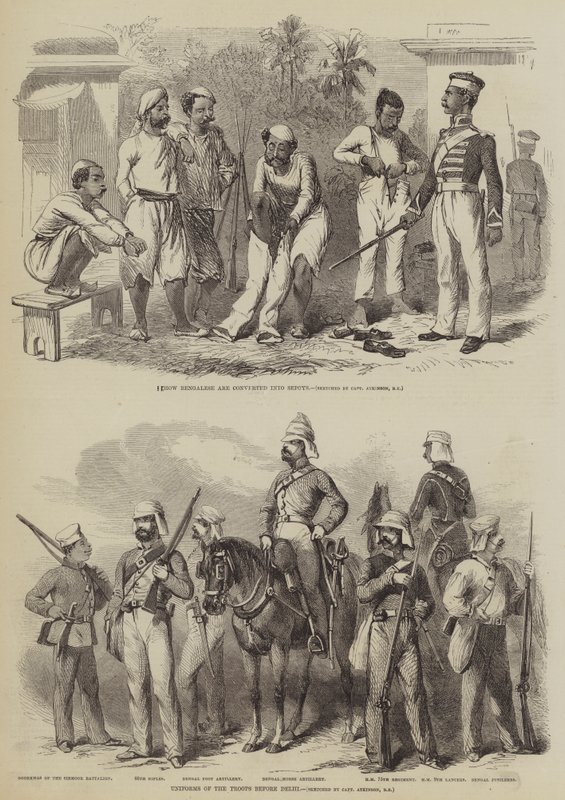 Oprøret i Indien af after George Francklin Atkinson