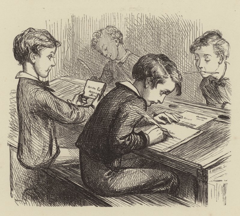 Brevet Hjem af after George Housman Thomas