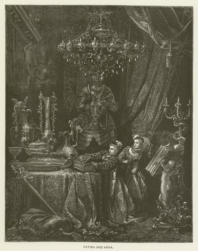 Fatima og Anna af Gustave after Dore