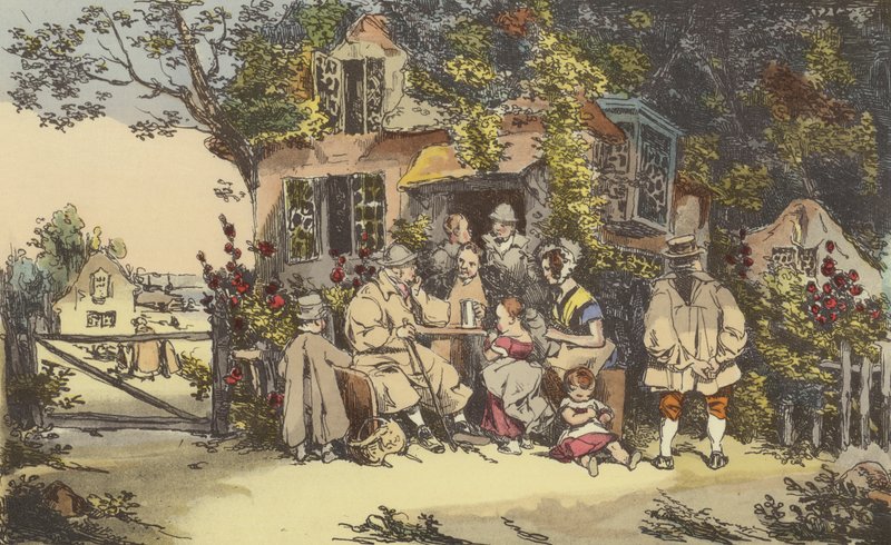 Kultivatorernes hus af after Henri Bonaventure Monnier