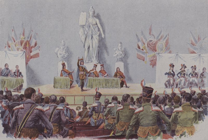 Illustration fra Memories of the School of Mars af after Henri Georges Jacques Chartier