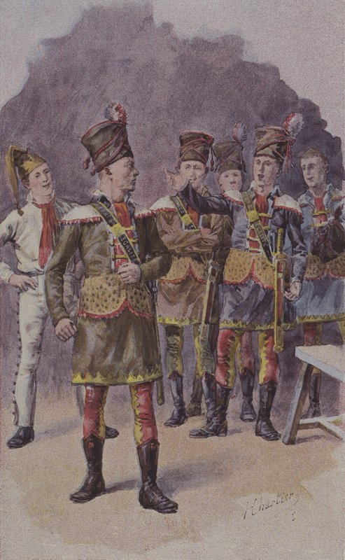Illustration fra Memories of the School of Mars af after Henri Georges Jacques Chartier