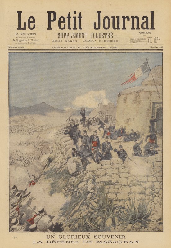 Et herligt minde. Forsvaret af Mazagran af after Henri Meyer