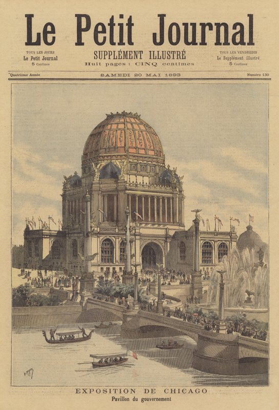 Chicago verdensudstilling i 1893 af after Henri Meyer