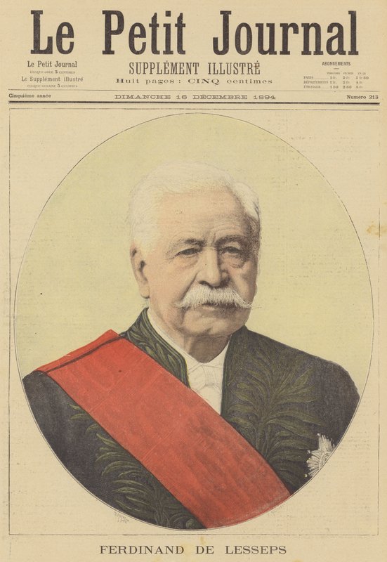 Ferdinand de Lesseps af after Henri Meyer