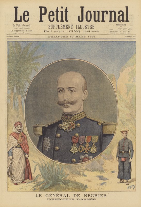 General de Negrier, inspektør for den franske hær af after Henri Meyer