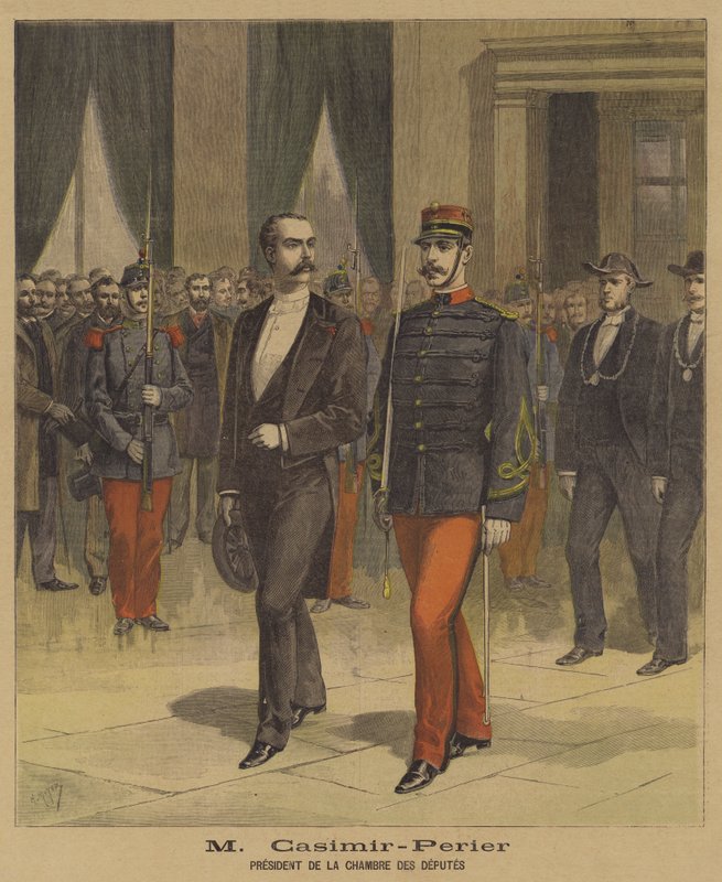 Jean Casimir-Perier, formand for det franske deputeretkammer af after Henri Meyer