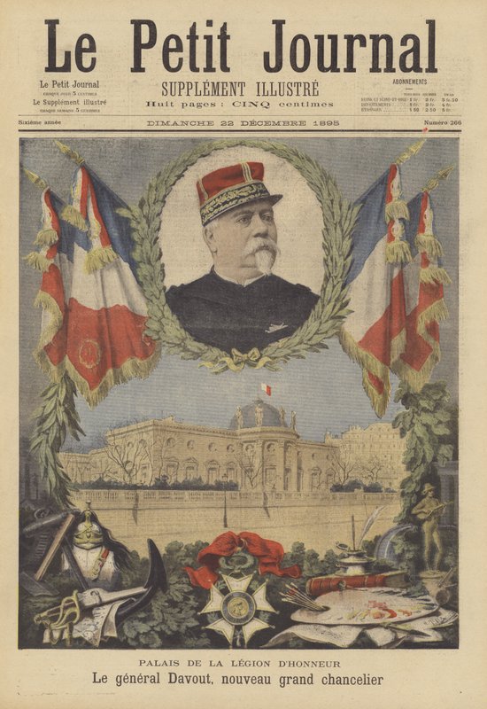 Palais de la Legion dhonneur og general Davout, ordenens nye storkansler af after Henri Meyer