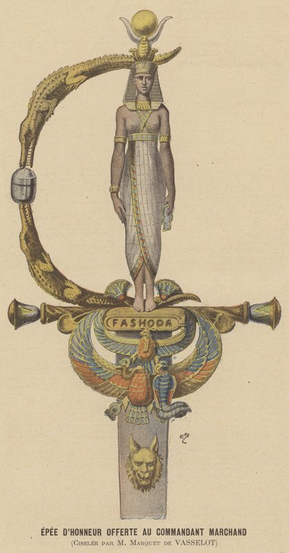Æresværd tildelt major Jean-Baptiste Marchand af after Henri Meyer