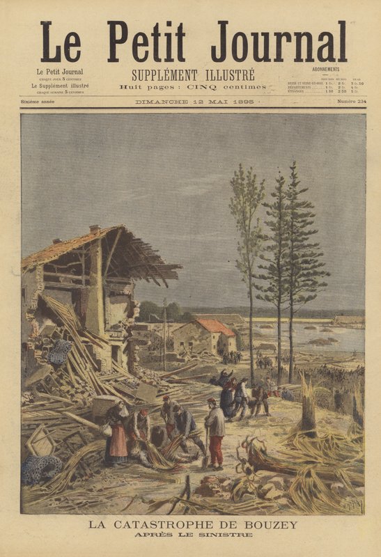 Bouzey-katastrofen af after Henri Meyer