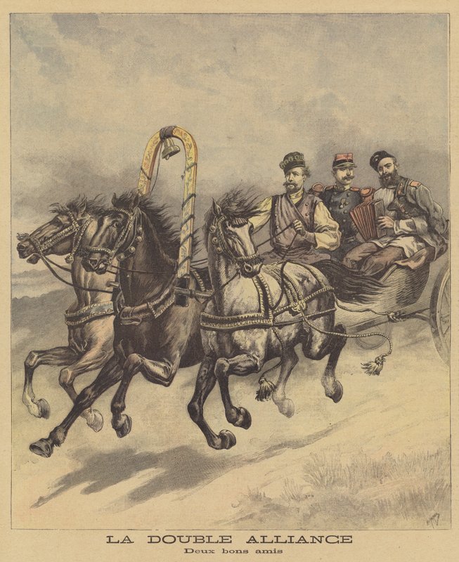 Den dobbelte alliance af after Henri Meyer