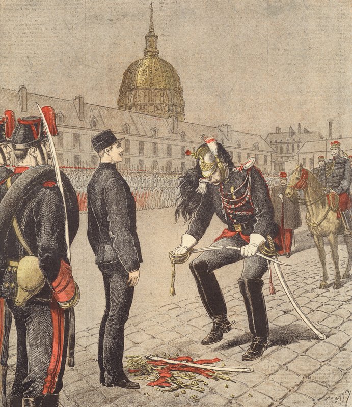 Nedbrydningen af Alfred Dreyfus af after Henri Meyer