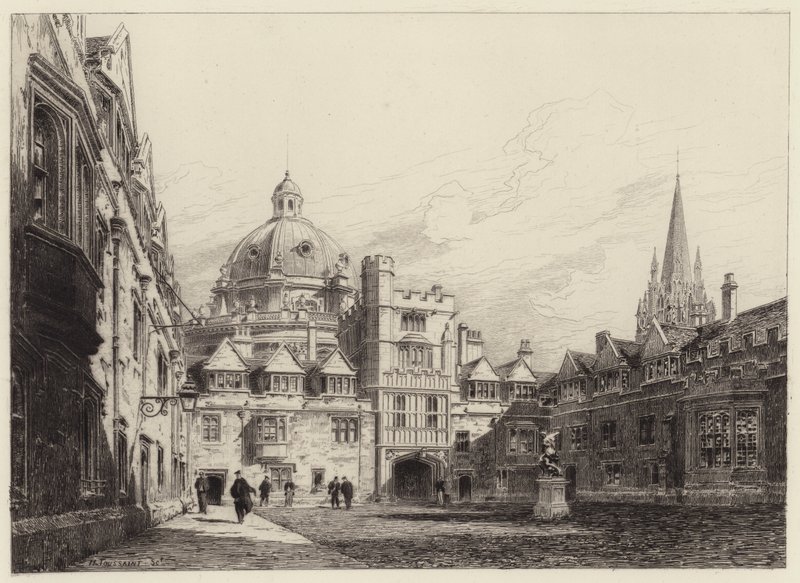 Brasenose College af after Henri Toussaint