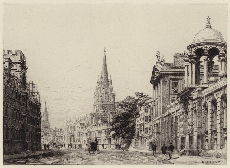 High Street af after Henri Toussaint