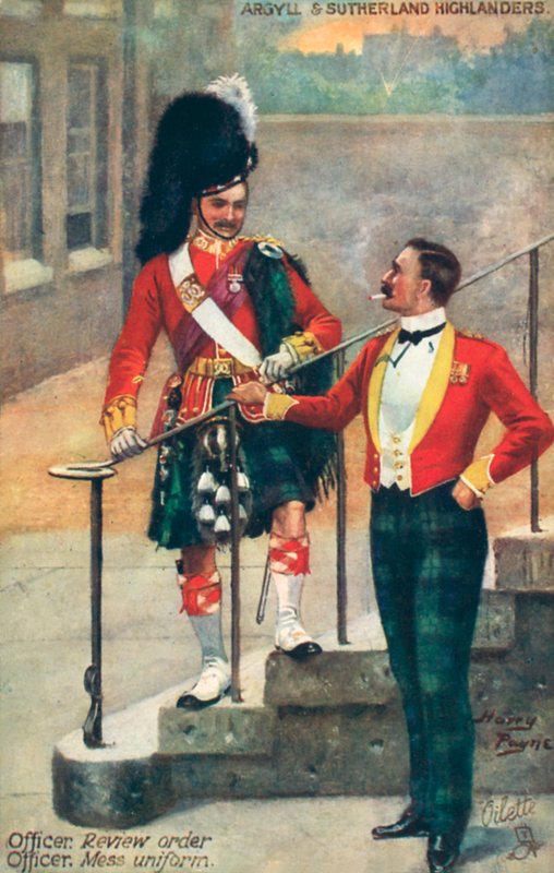 Argyll og Sutherland Highlanders af after Henry A. Payne