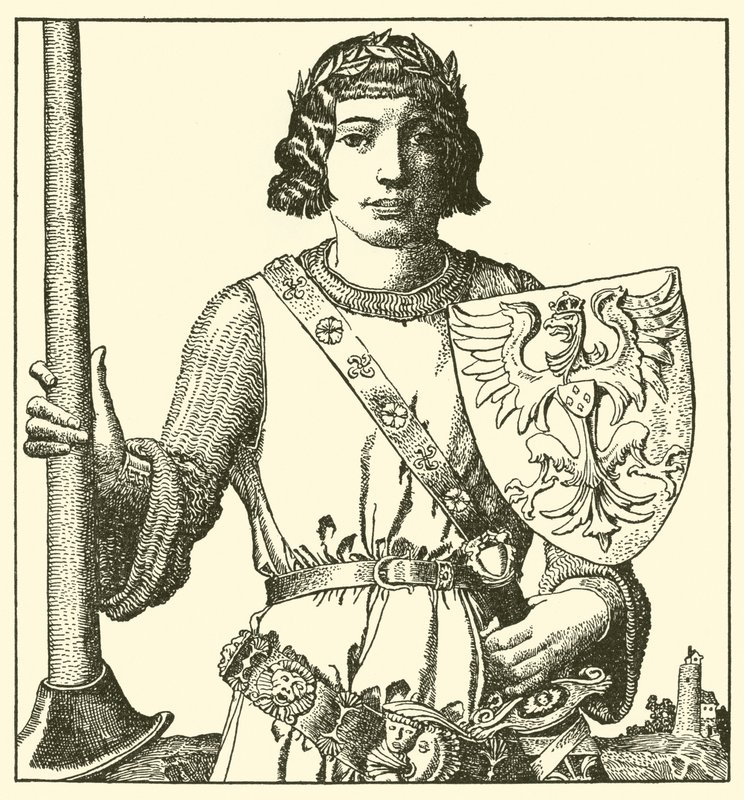Sir Percival af Gales af after Howard Pyle