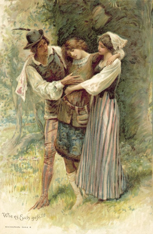 Illustration til As You Like It af after John Henry Frederick Bacon
